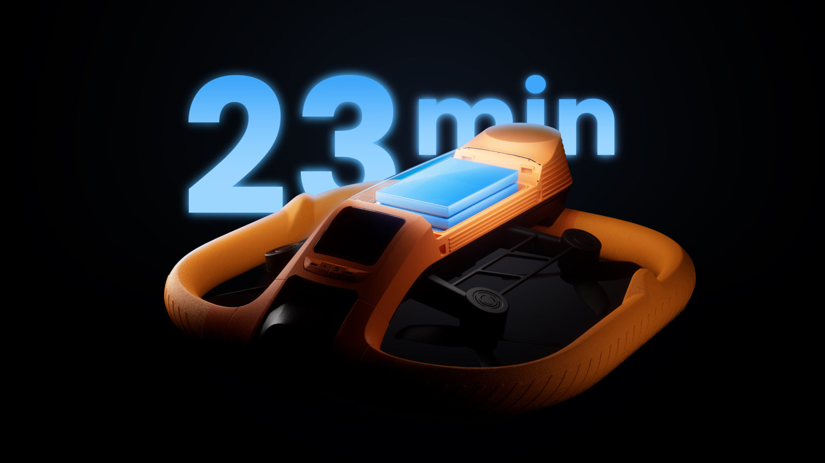 23-min flight time