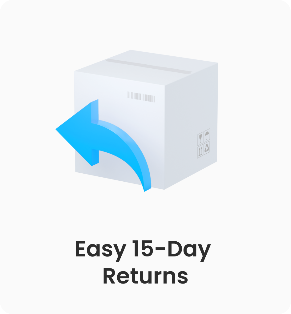 Easy 15-Day Returns